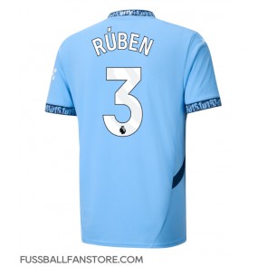 Manchester City Ruben Dias #3 Replik Heimtrikot 2024-25 Kurzarm